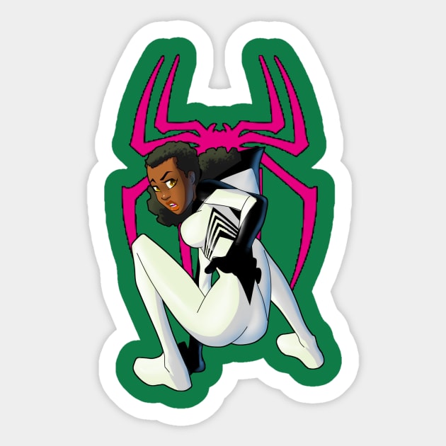 Gwen Brooks Spider 3 Sticker by Chinoutu007